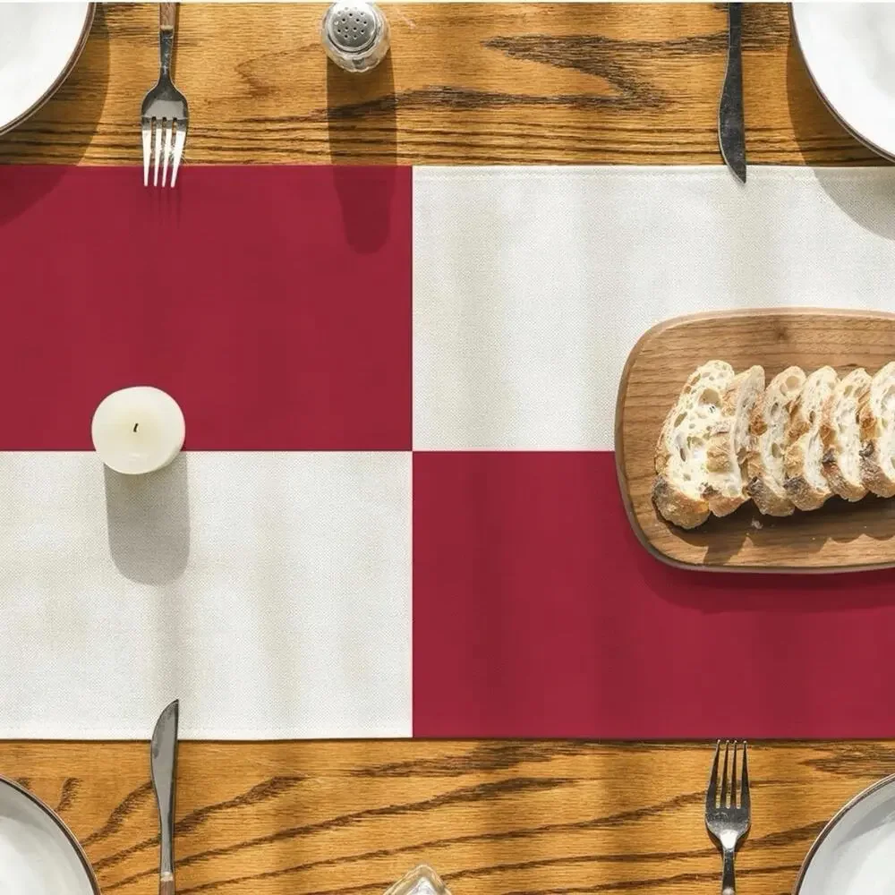 Texas Flag Table Runner Lone Star State Flag Decoration Patriotic Home